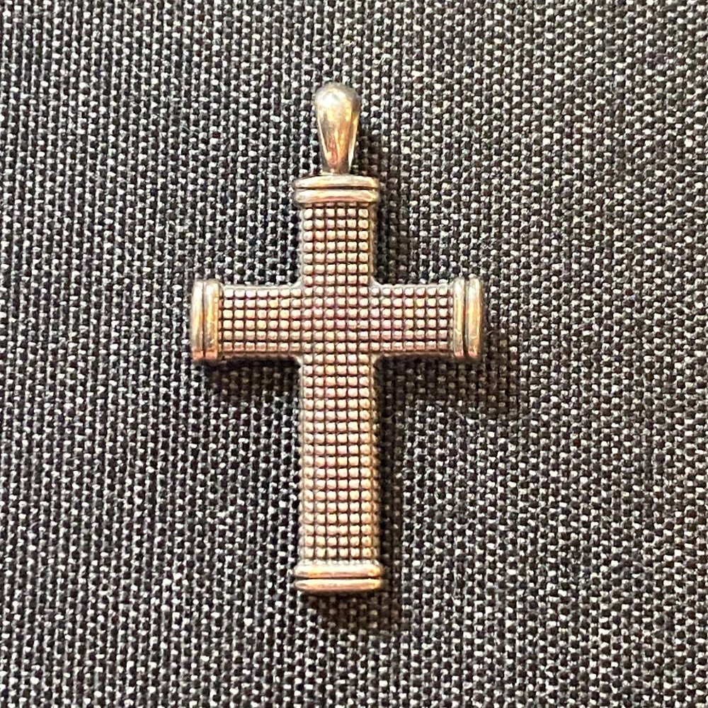 David Yurman Sterling Silver Sky Cross Pendant